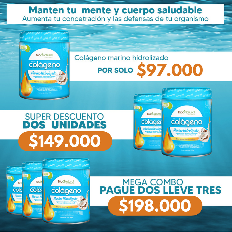 COLAGENO MARINO HIDROLIZADO X 500 GR